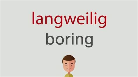 langweilig englisch